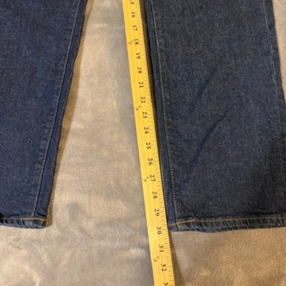 Brooks Brothers Mens Straight Leg Jeans Dark Wash Indigo 38x30 Stretch Denim